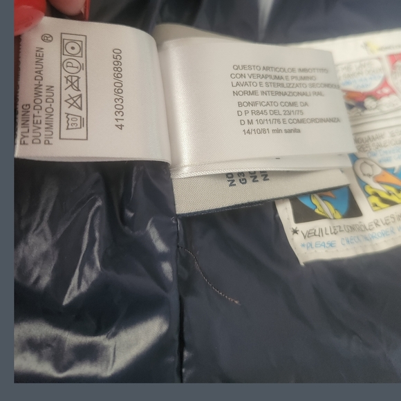 Moncler NWT Navy Blue Cereste Puffer Coat Sz Medium - Picture 15 of 16